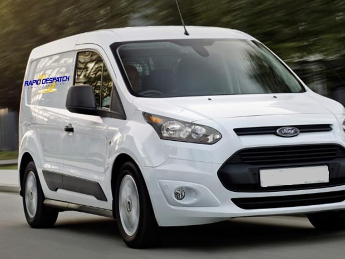 Rapid Dispatch van on a UK road